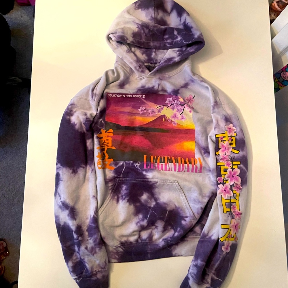 Men’s S Legendary MT Fuji Sunset Hoodie